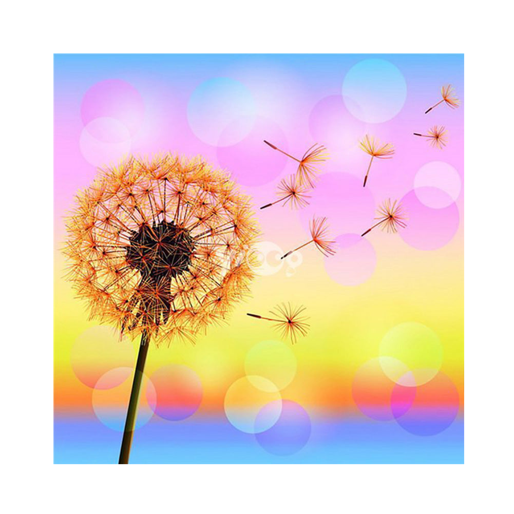 Dandelion - Full Square Drill Diamond Painting 50*50CM