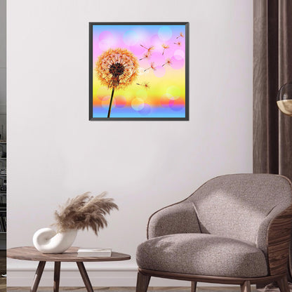 Dandelion - Full Square Drill Diamond Painting 50*50CM