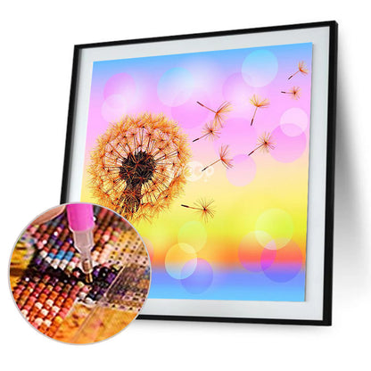 Dandelion - Full Square Drill Diamond Painting 50*50CM