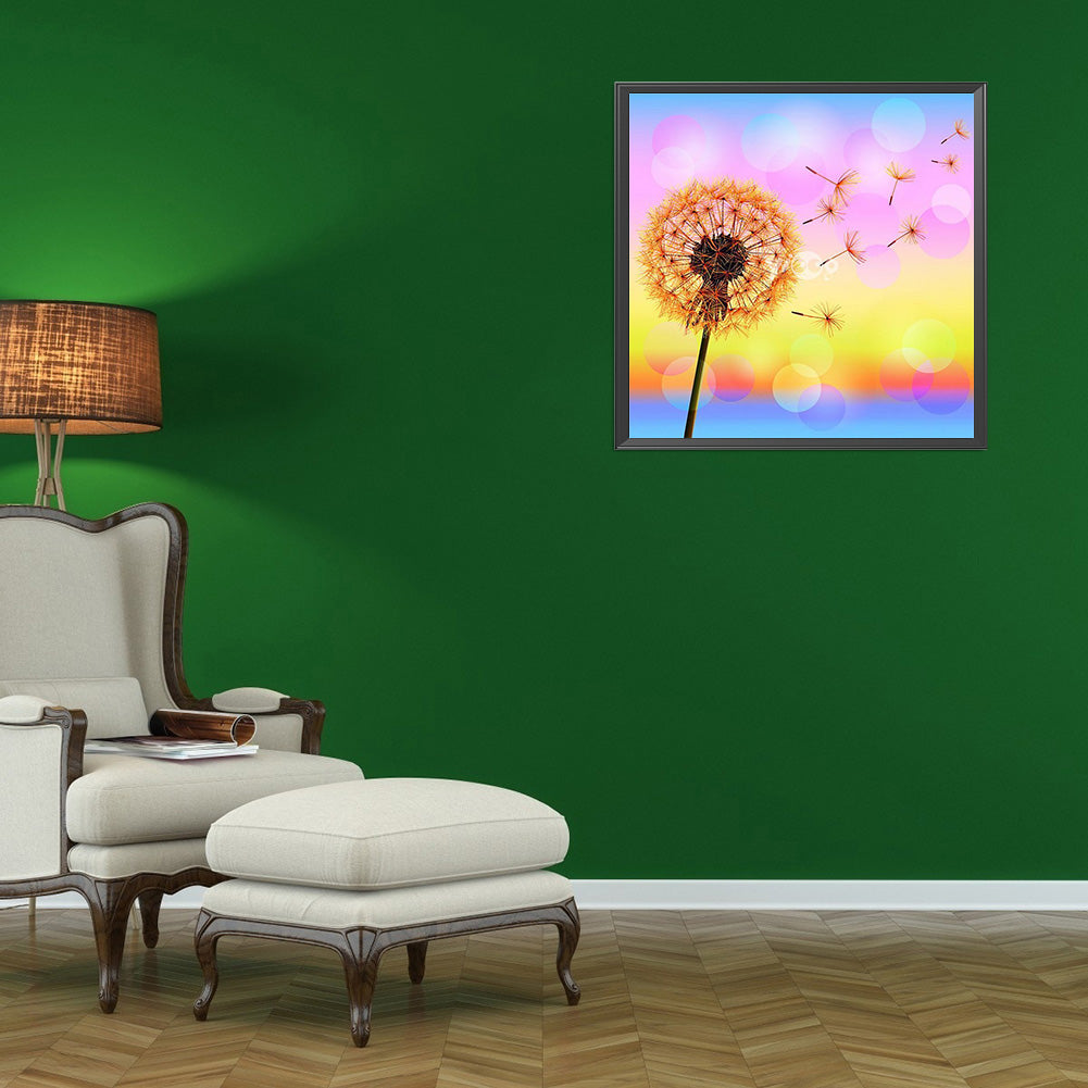 Dandelion - Full Square Drill Diamond Painting 50*50CM