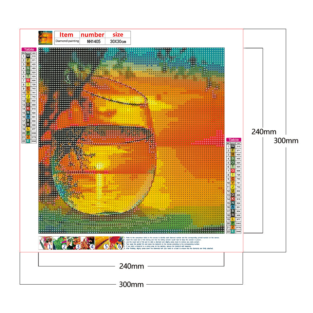 Cup Landscape - Full Round Drill Diamond Painting 30*30CM