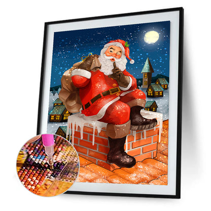 Santa - Full Round Drill Diamond Painting 40*50CM