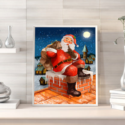 Santa - Full Round Drill Diamond Painting 40*50CM