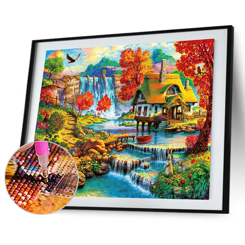 River House - Full Round Drill Diamond Painting 40*30CM