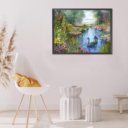 Rural Landscape - Full Square Drill Diamond Painting 50*60CM