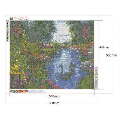 Rural Landscape - Full Square Drill Diamond Painting 50*60CM