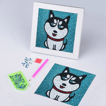 Animal - Special Shaped Drill Diamond Painting 15*15CM