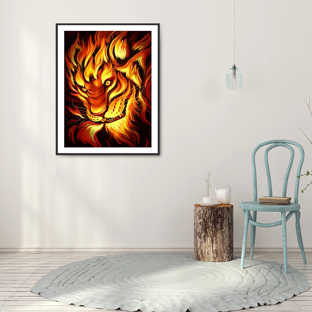 Tiger - Full Square Drill Diamond Painting 50*60CM