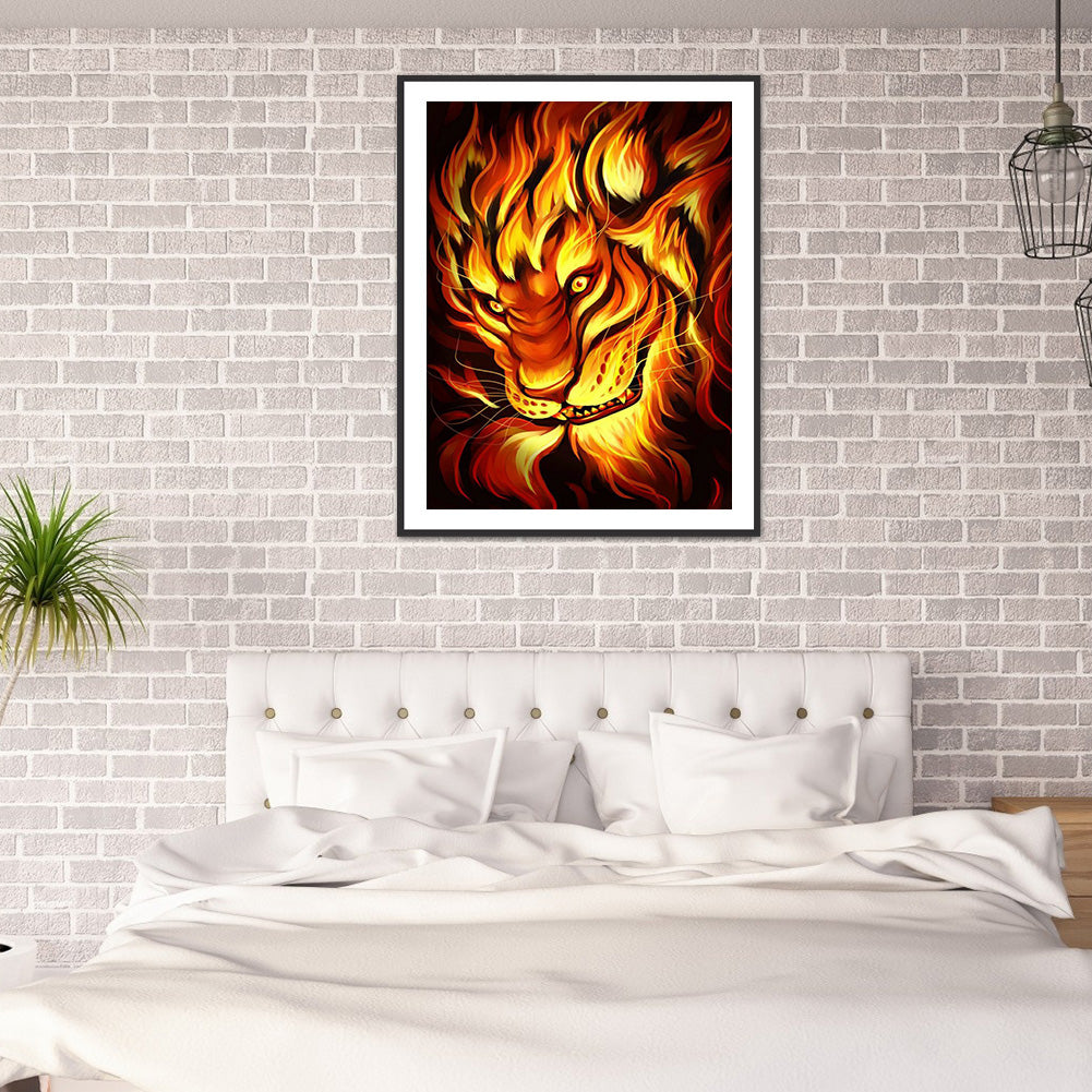 Tiger - Full Square Drill Diamond Painting 50*60CM