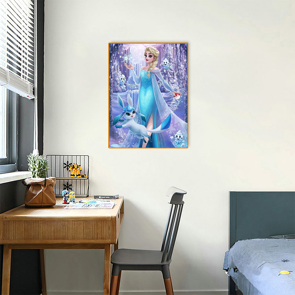 Cartoon Princess - Full Round Drill Diamond Painting 30*40CM