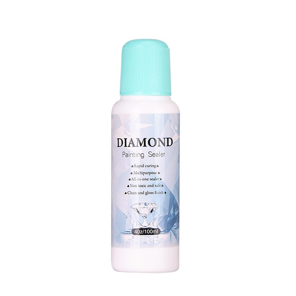 5x100ml Diamond Painting Sealer Conserver Permanent Hold Shine Effect Agent