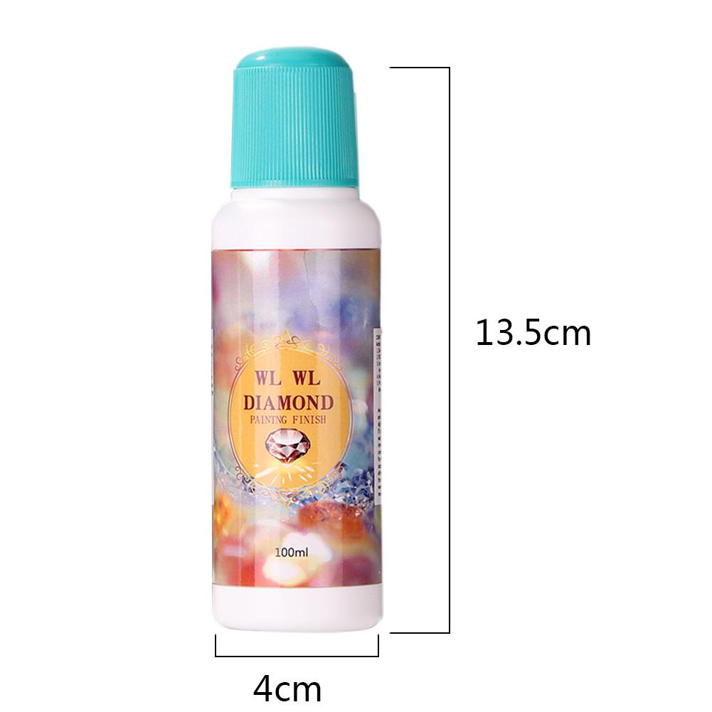 5x100ml DIY Diamond Painting Conserver Permanent Hold Shine Effect Sealer