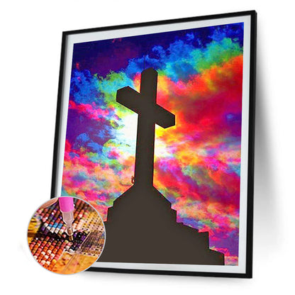 Cross - Full Square Drill Diamond Painting 30*40CM