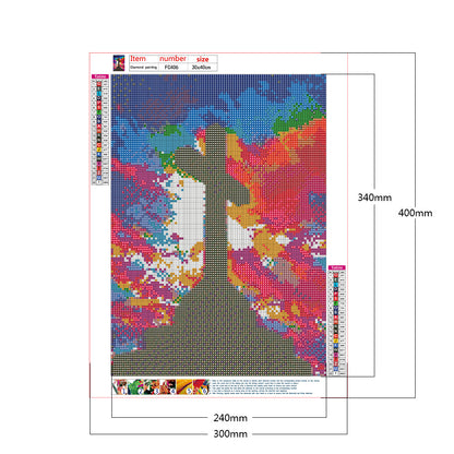 Cross - Full Square Drill Diamond Painting 30*40CM