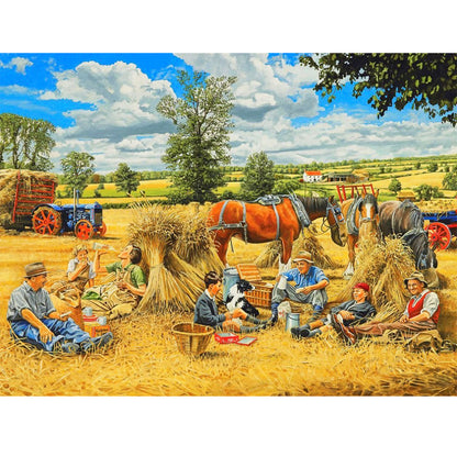 Farm Scenery - Full Round Drill Diamond Painting 50*40CM