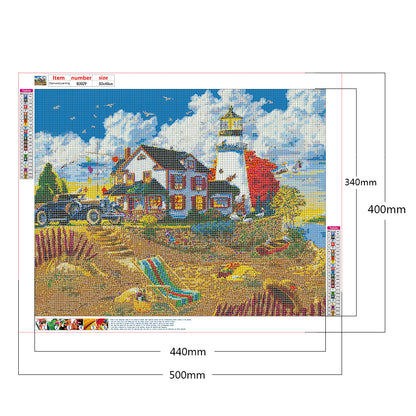 Farm Scenery - Full Round Drill Diamond Painting 50*40CM