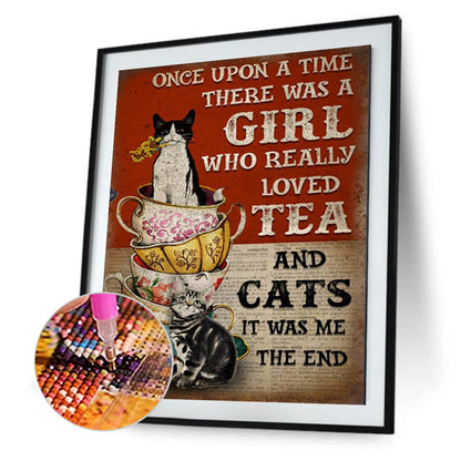 Retro Poster - Full Round Drill Diamond Painting 40*50CM