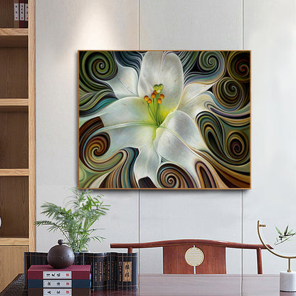 Abstract Flower - Full Round Drill Diamond Painting 60*50CM