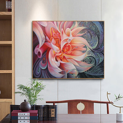 Abstract Flower - Full Round Drill Diamond Painting 60*50CM