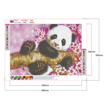 Panda - Full Round Drill Diamond Painting 40*30CM