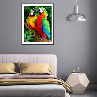 Parrot - Full Round Drill Diamond Painting 40*50CM