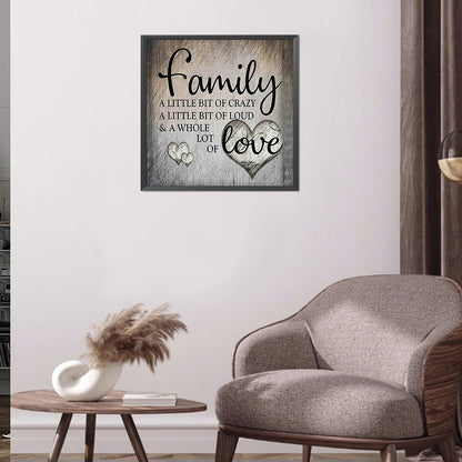 Family Love - Full Square Drill Diamond Painting 50*50CM