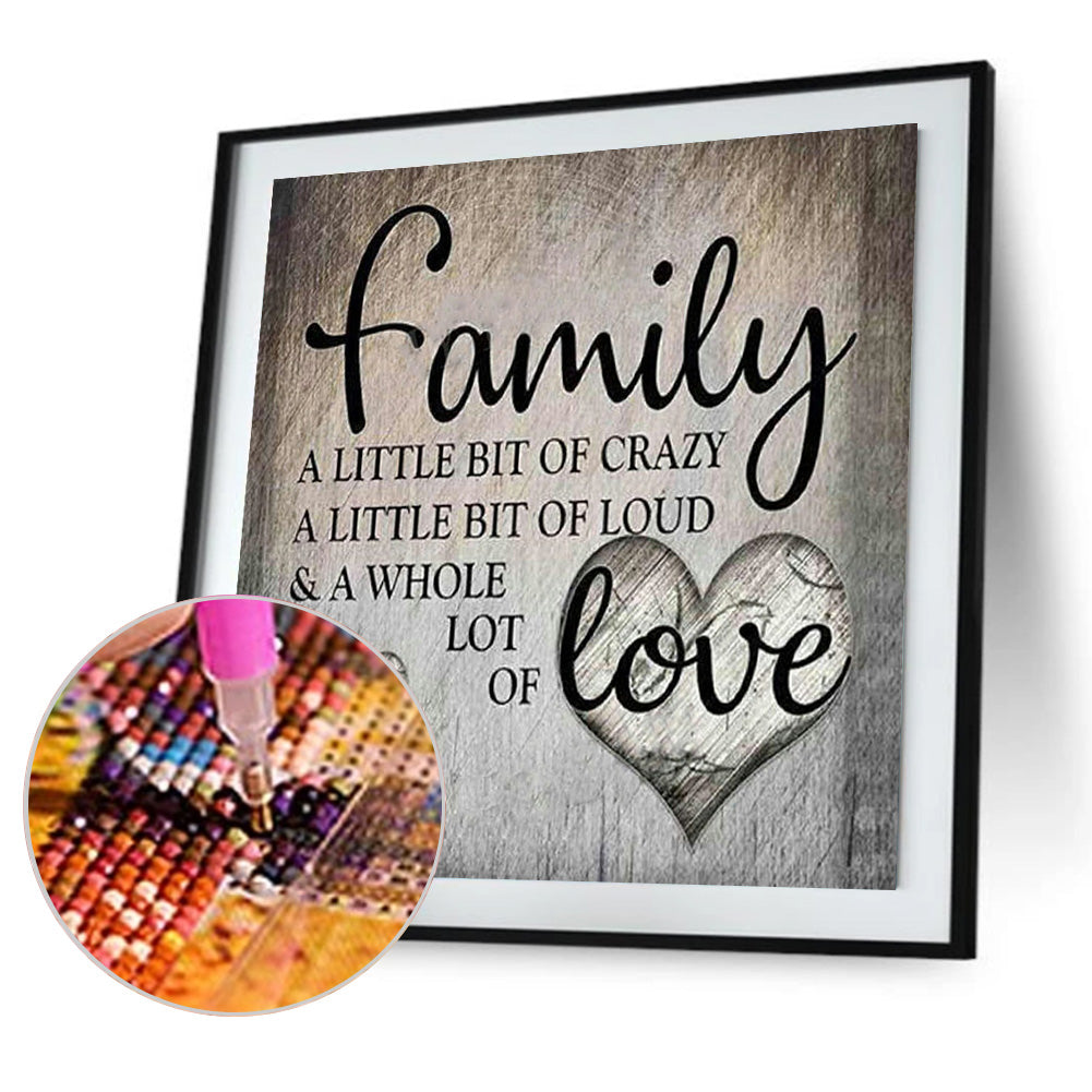 Family Love - Full Square Drill Diamond Painting 50*50CM