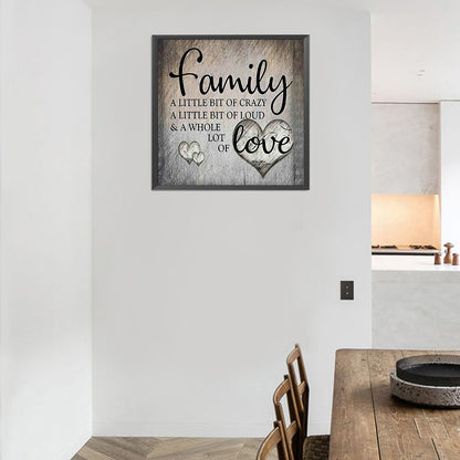 Family Love - Full Square Drill Diamond Painting 50*50CM