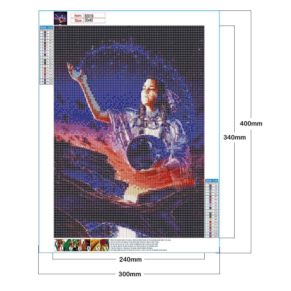 Pastoral Wizard - Full Round Drill Diamond Painting 30*40CM