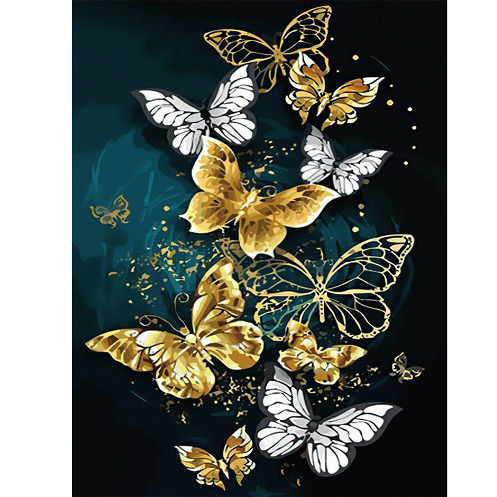 Butterflies - Full Square Drill Diamond Painting 50*60CM