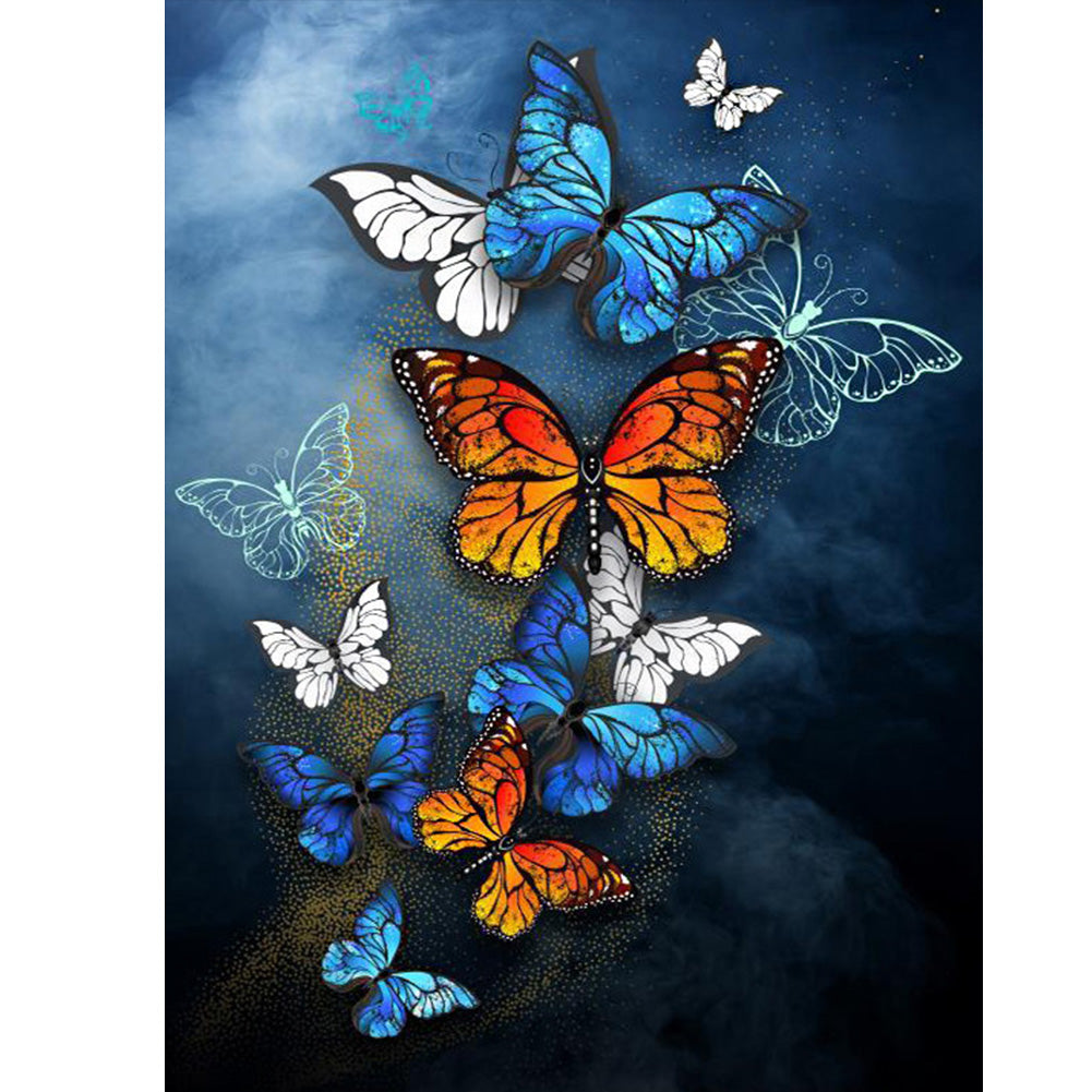 Butterflies - Full Square Drill Diamond Painting 35*45CM