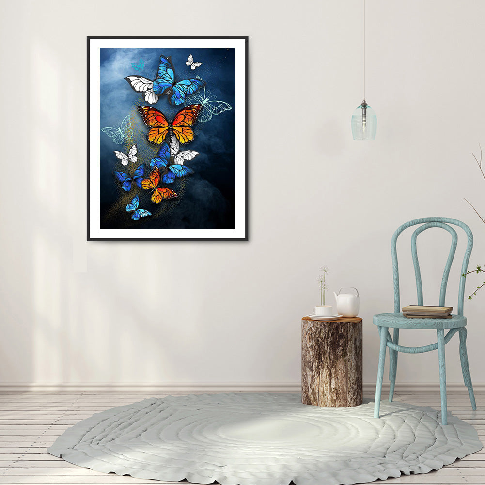 Butterflies - Full Square Drill Diamond Painting 35*45CM