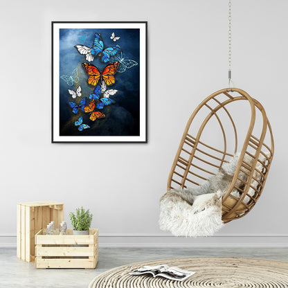 Butterflies - Full Square Drill Diamond Painting 35*45CM