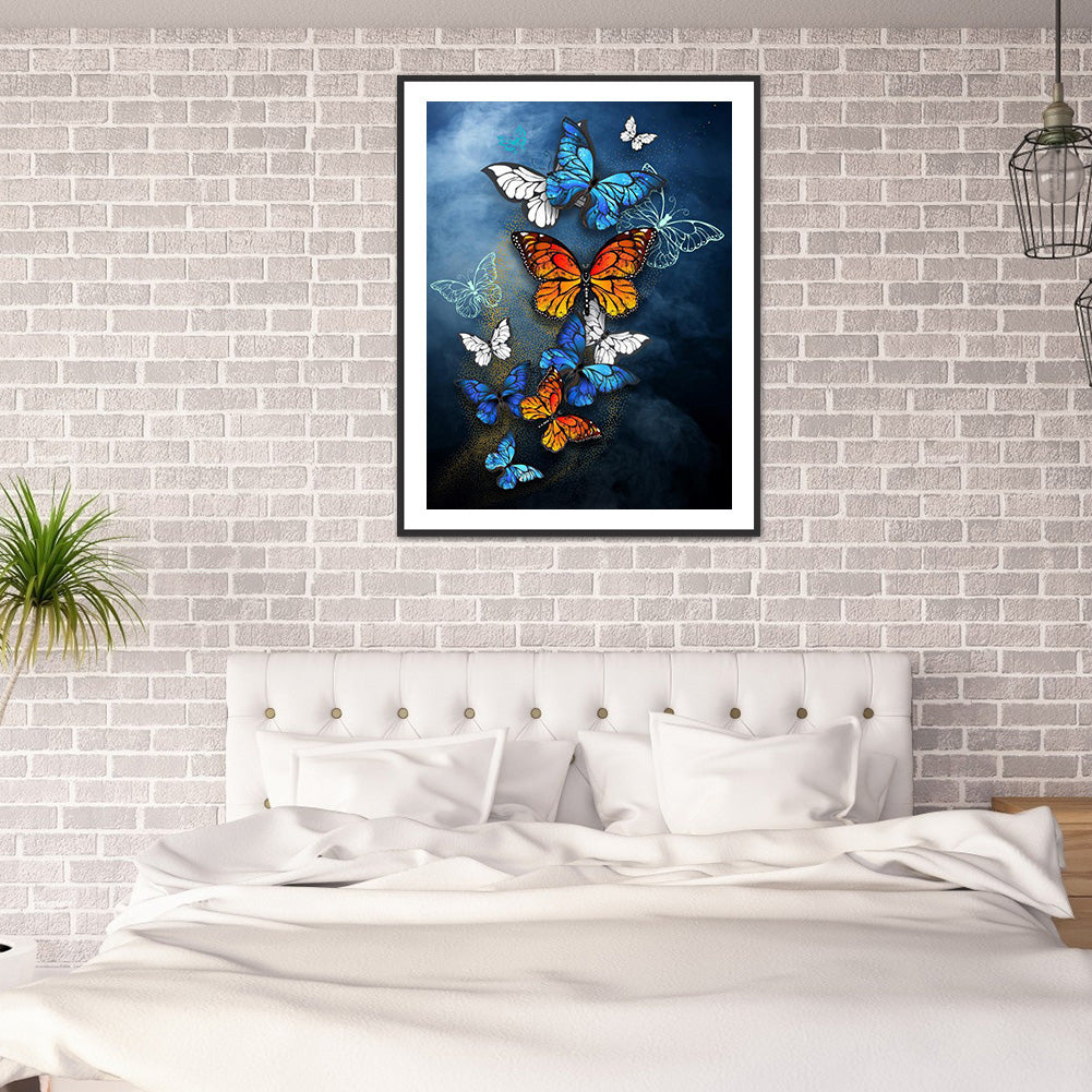 Butterflies - Full Square Drill Diamond Painting 35*45CM