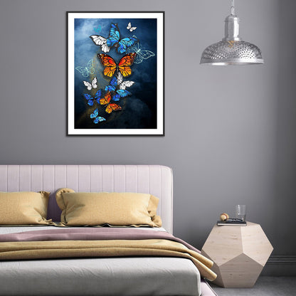 Butterflies - Full Square Drill Diamond Painting 35*45CM