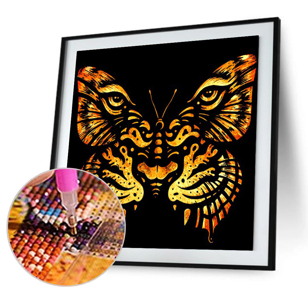 Butterfly - Full Round Drill Diamond Painting 30*30CM