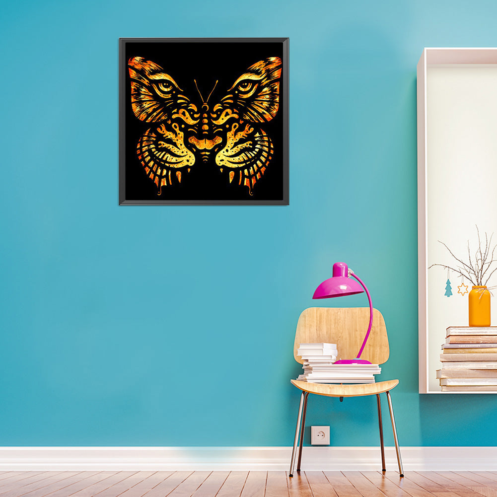 Butterfly - Full Round Drill Diamond Painting 30*30CM