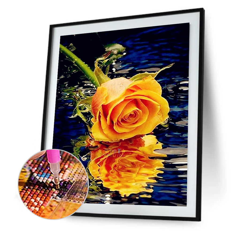 Rose - Full Round Drill Diamond Painting 30*40CM