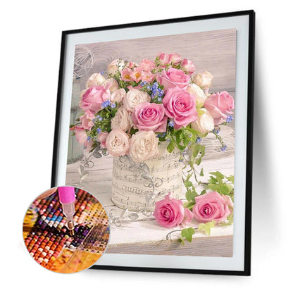 Rose - Full Round Drill Diamond Painting 30*40CM