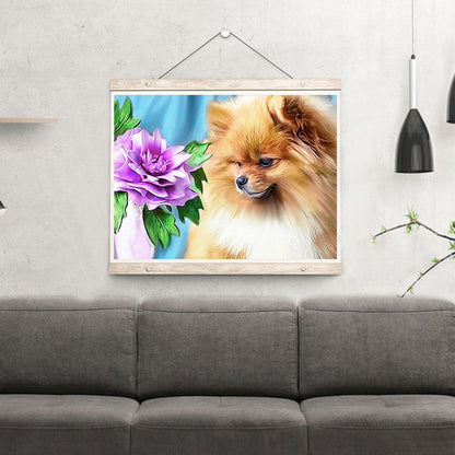 Dog - Full Round Drill Diamond Painting 40*30CM