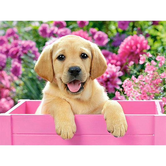 Dog - Full Round Drill Diamond Painting 40*30CM