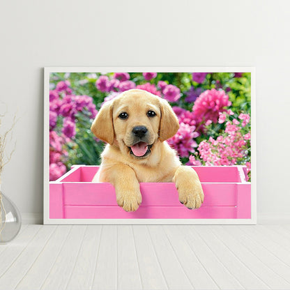 Dog - Full Round Drill Diamond Painting 40*30CM