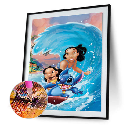 Stitch - Full Round Drill Diamond Painting 30*40CM