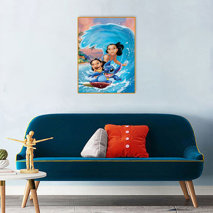 Stitch - Full Round Drill Diamond Painting 30*40CM