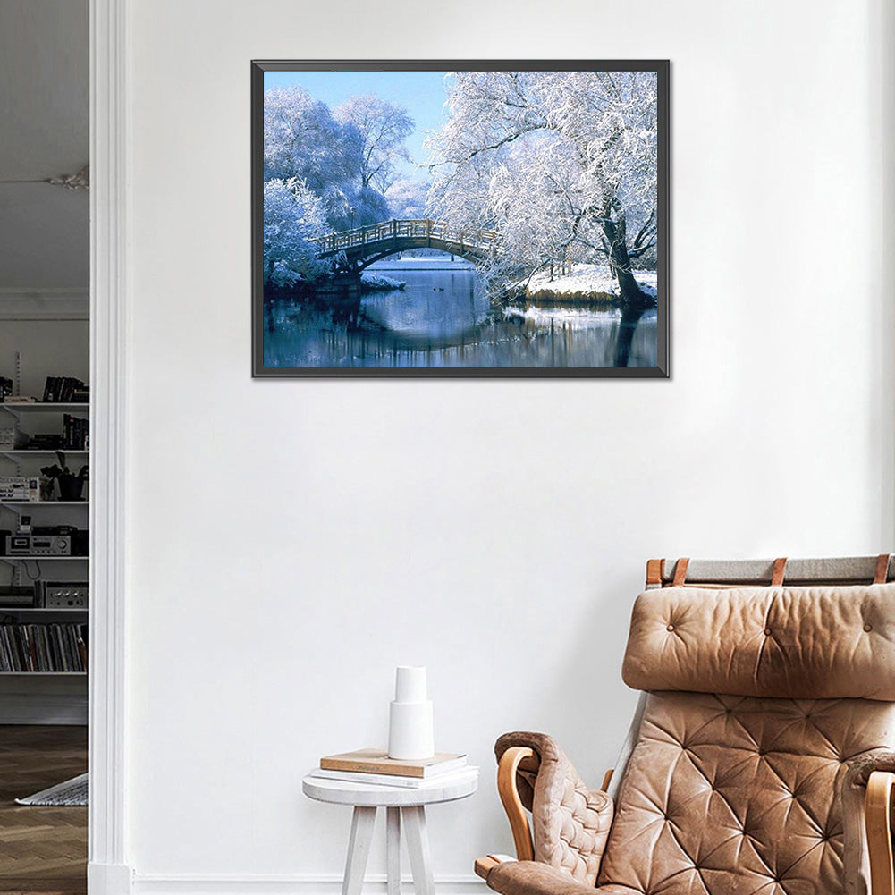 Farm Scene - Full Round Drill Diamond Painting 50*40CM