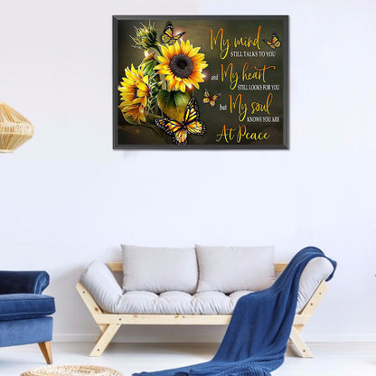 Sunflower - Full Round Drill Diamond Painting 60*50CM