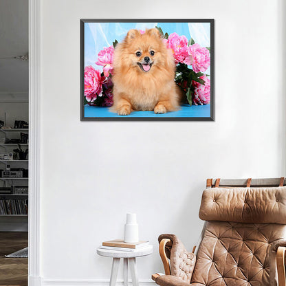 Dog - Full Round Drill Diamond Painting 40*30CM