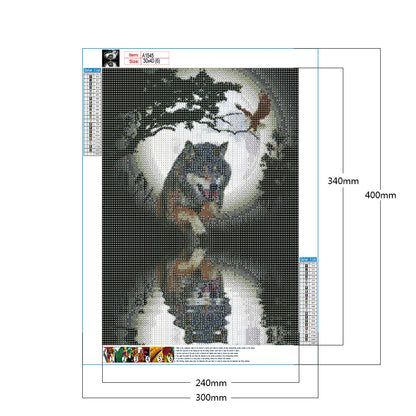 Various Animals - Full Round Drill Diamond Painting 30*40CM