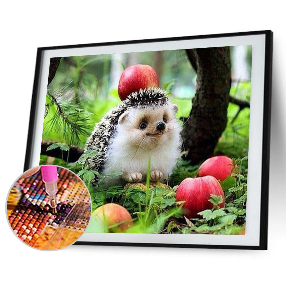 Woods Hedgehog - Full Square Drill Diamond Painting 40*30CM