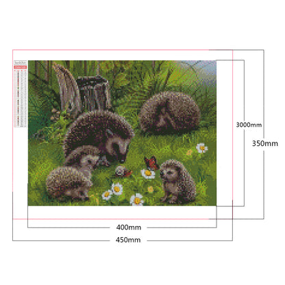 Woods Hedgehog - Full Square Drill Diamond Painting 40*30CM